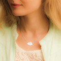 Collier nuage sur chaîne à personnaliser