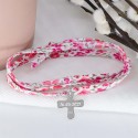 Bracelet Liberty Croix à personnaliser (Lily Rose)