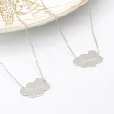 Collier nuage sur chaîne à personnaliser