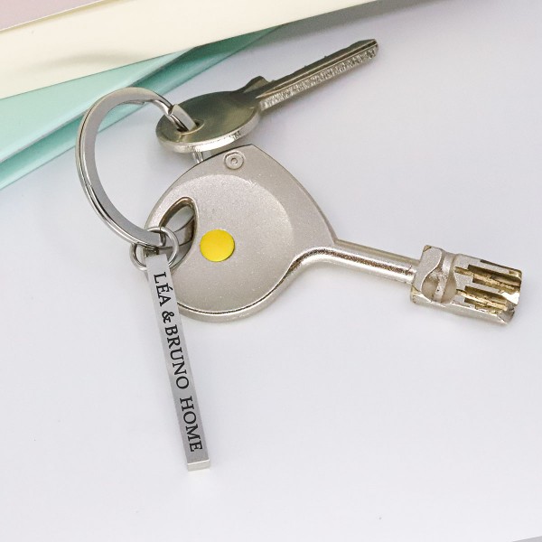 Porte clés anneau 20 mm à personnaliser - Acier inoxydable x1