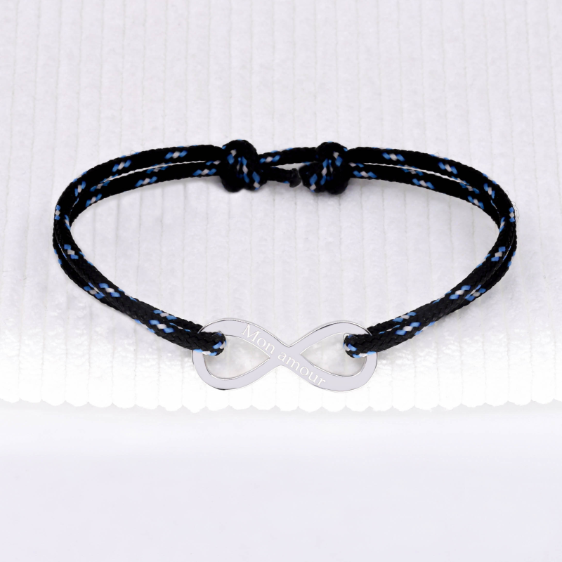 Bracelet Argent 925 Motif balinais : Cadeau Symbolique pour Homme