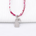 Collier personnalisé sur liberty en argent 925