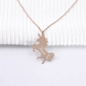 Collier personnalisé licorne en argent 925 ou plaqué or