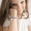 Bracelet liberty triple tour Princesse à personnaliser