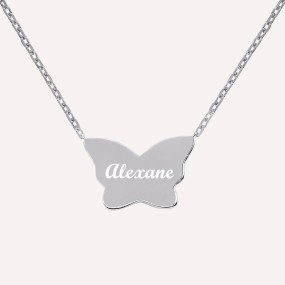 Collier Papillon à personnaliser en Argent 925