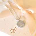 Collier personnalisé Fleur de Nacre en Argent 925 ou Plaqué or