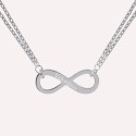 Collier infini personnalisé en argent 925